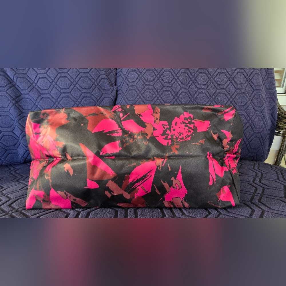 Henri Bendel Pink Camo Floral Tote Rare Shoulder Handbag Bag New - Picture 4 of 6
